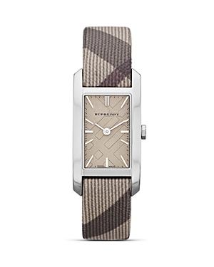 Burberry Tank Check Strap Watch  20mm