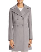 Cole Haan Double-breasted Notched Collar Coat