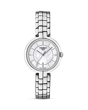 Tissot Flamingo Women's Quartz Watch With Mother Of Pearl Dial, 26mm