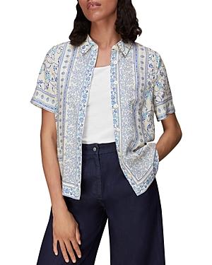 Whistles Bandana Print Bowling Shirt