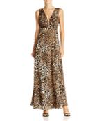 Aqua Leopard Print Maxi Wrap Dress - 100% Exclusive