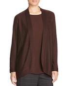 Eileen Fisher Open Front Oval Cardigan