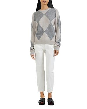 Atm Anthony Thomas Melillo Argyle Cashmere Sweater