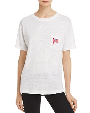 Banner Day Flag Embroidered Tee