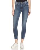 Frame Le High Skinny Raw Stagger Jeans In Woodhaven