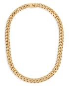 Allsaints Gold-tone Chain Link Collar Necklace, 16