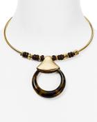 Robert Lee Morris Soho Tortoise-print Collar Necklace