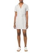 French Connection Laiche Striped Button-down Shirt Dress