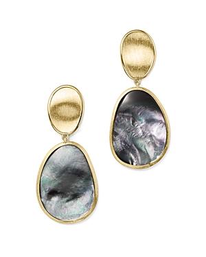 Marco Bicego 18k Yellow Gold Lunaria Black Mother-of-pearl Double Drop Earrings - 100% Bloomingdale's Exclusive