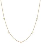 Zoe Chicco 14k Yellow Gold Star Station Necklace, 16