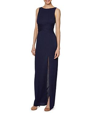 Laundry By Shelli Segal Sparkled Textured Gown