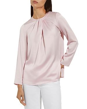 Misook Twist Front Blouse