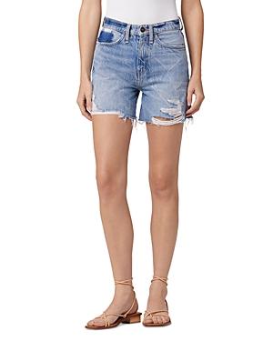 Hudson Devon High Rise Boyfriend Denim Shorts In Sidewalks