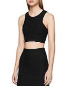Bcbgeneration Ribbed Cropped Top