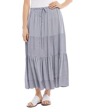 Karen Kane Tiered Striped Skirt