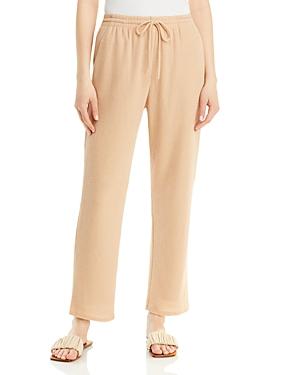 Wayf Tulum Waffle-knit Drawstring Pants