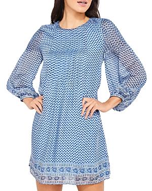 Vineyard Vines Printed Pintuck Dress