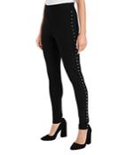 Vince Camuto Straight Ankle Jeans In Rich Black