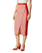 Karen Millen Striped Pencil Skirt