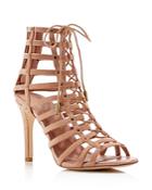 Joie Rhoda Caged Lace Up High Heel Sandals