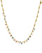 Chan Luu Gold-plated Multi-stone Necklace, 37