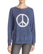 Nation Ltd Peace Sign Raglan Pullover - 100% Bloomingdale's Exclusive