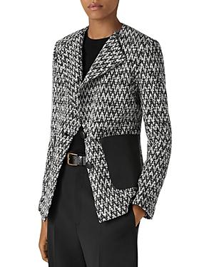 St. John Knits Chevron Boucle Jacket