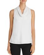 Donna Karan Cowl Neck Sleeveless Top