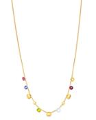 Marco Bicego 18k Yellow Gold Paradise Gemstone Charm Collar Necklace, 16