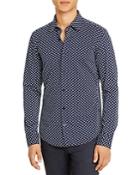 Boss Ronni Micro Print Slim Fit Shirt