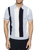 Reiss Ossie Slim-fit Ribbed Striped Polo
