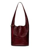 Elizabeth And James Finley Courier Croc-embossed Hobo