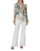 Milly Lacey Jungle Printed Shirt