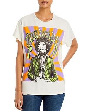 Madeworn Jimi Hendrix Distressed Graphic Tee