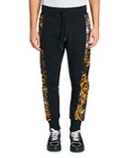 Versace Jeans Couture Tartan Baroque Paneled Sweatpants