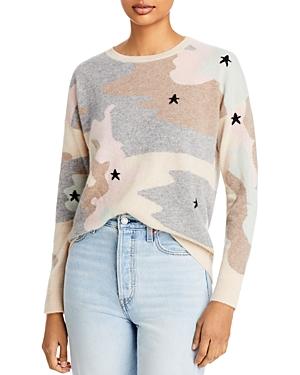 Chelsea & Theodore Camo/star Cashmere Sweater (63% Off) Comparable Value $268