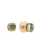 Pomellato Nudo Earrings With Prasiolite In 18k Rose And White Gold