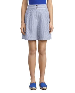 Lafayette 148 New York Leroy Flared Striped Shorts