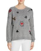 French Connection Lucky Knits Embellished Sweater