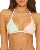 Isabella Rose Joni Tie Dye Triangle Bikini Top