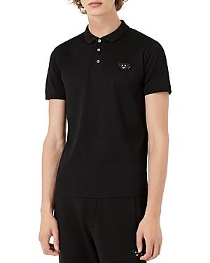 Emporio Armani Logo Patch Slim Fit Polo Shirt