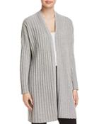 Eileen Fisher Ribbed Open-front Cardigan - 100% Exclusive