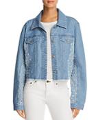 J Brand Cyra Cropped Denim Jacket In Ambitious