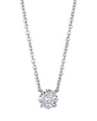 Lightbox Jewelry Lab Grown Diamond Pendant Necklace In 10k White Gold, 1 Ct. T.w.