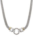 Bloomingdale's Marc & Marcella Diamond Panther Necklace In Sterling Silver & 14k Gold-plated Sterling Silver, 0.4 Ct. T.w. - 100% Exclusive