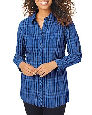 Foxcroft Journey Crinkle Tunic Shirt