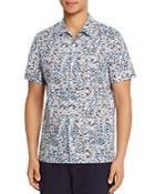 Ps Paul Smith Casual Floral Regular Fit Camp Shirt