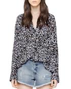 Zadig & Voltaire Tink Leopard-printed Tunic Top