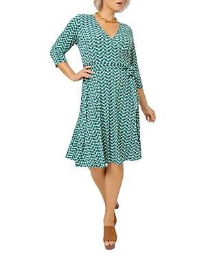 Leota Plus Faux Wrap Dress