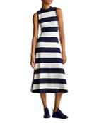Polo Ralph Lauren Sleeveless Striped Midi Dress